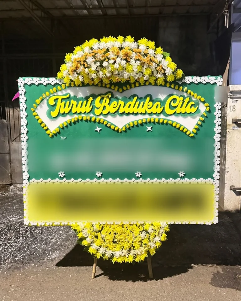 Papan Duka Hijau Panel Kuning
