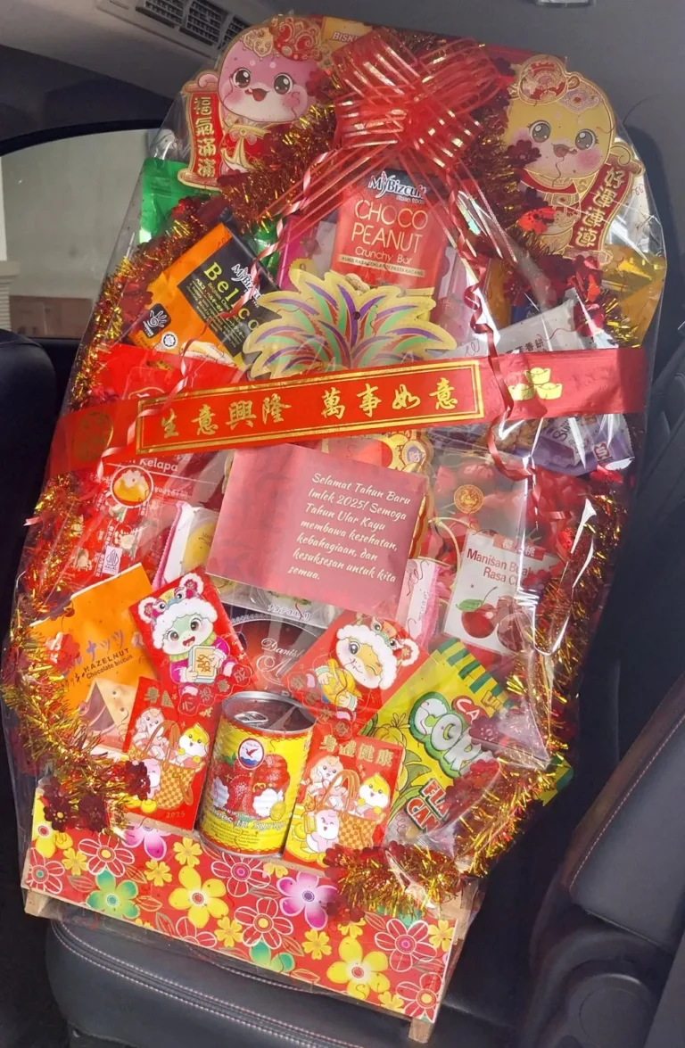 Parcel Imlek Besar Pita Ucapan Mandarin